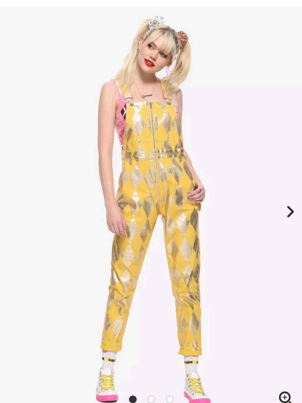 Her Universe DC Comics Birds of Prey Harley Quinn Boobytrap Battle Overalls